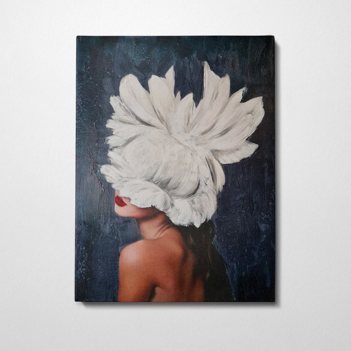 Wallity Pintura al óleo decorativa Multicolor 50 x 70 cm